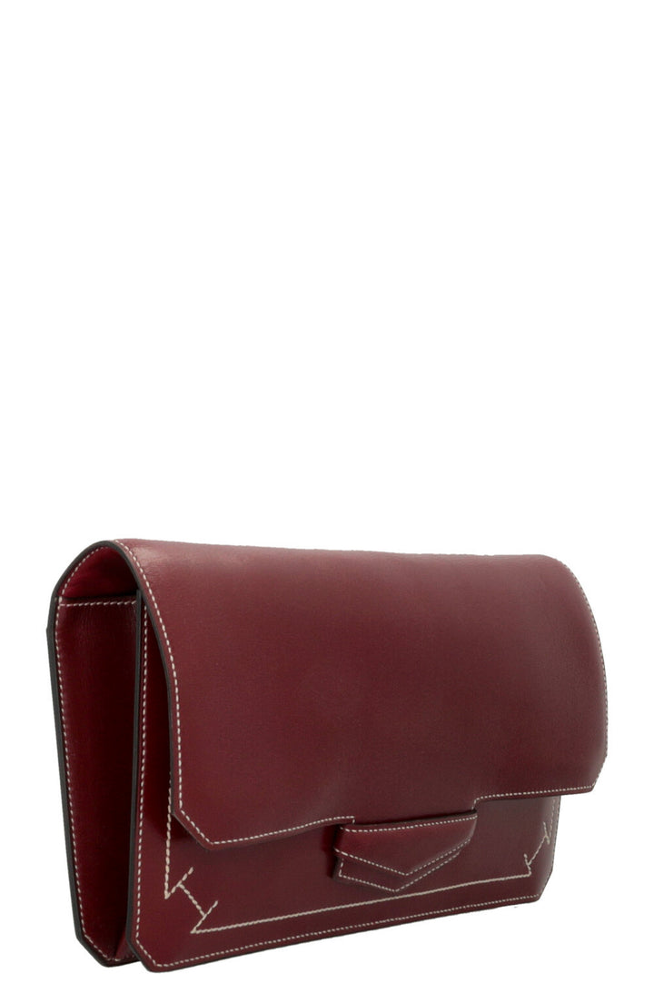 HERMÈS Faco Clutch Box Rouge H