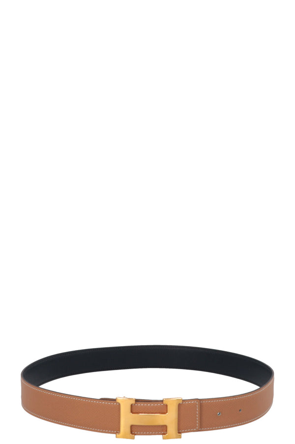 Ceinture Hermès Constance H Or Marine
