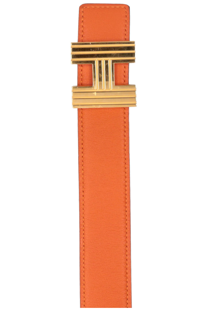 HERMÈS H Belt Orange Green