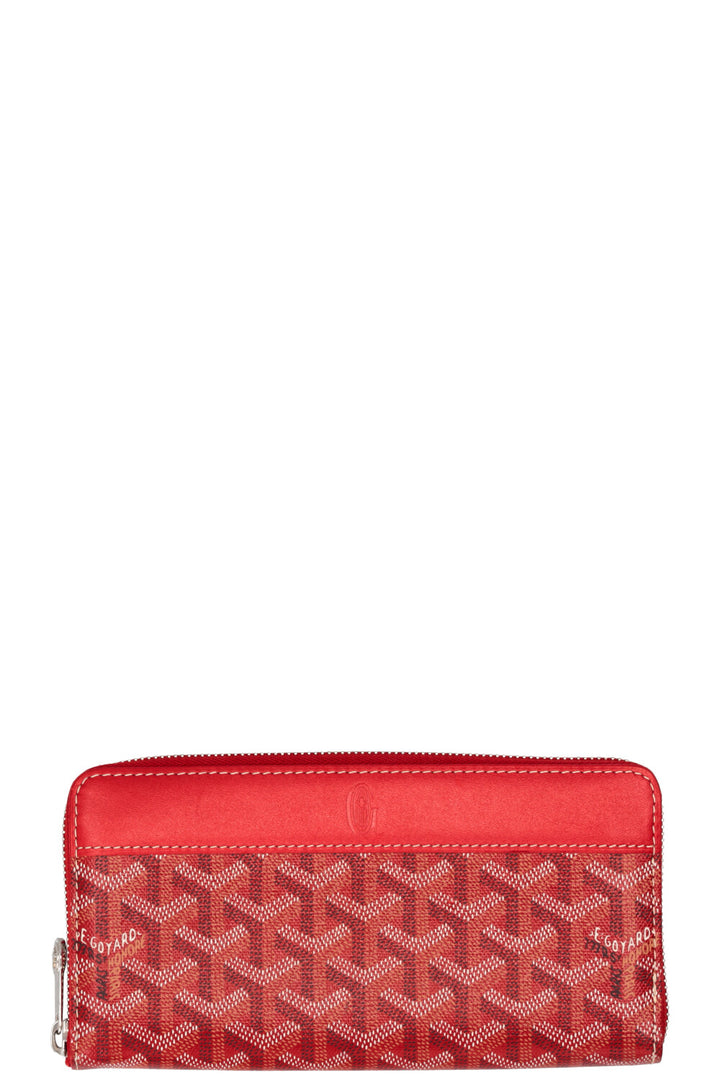 GOYARD Matignon GM Wallet Red