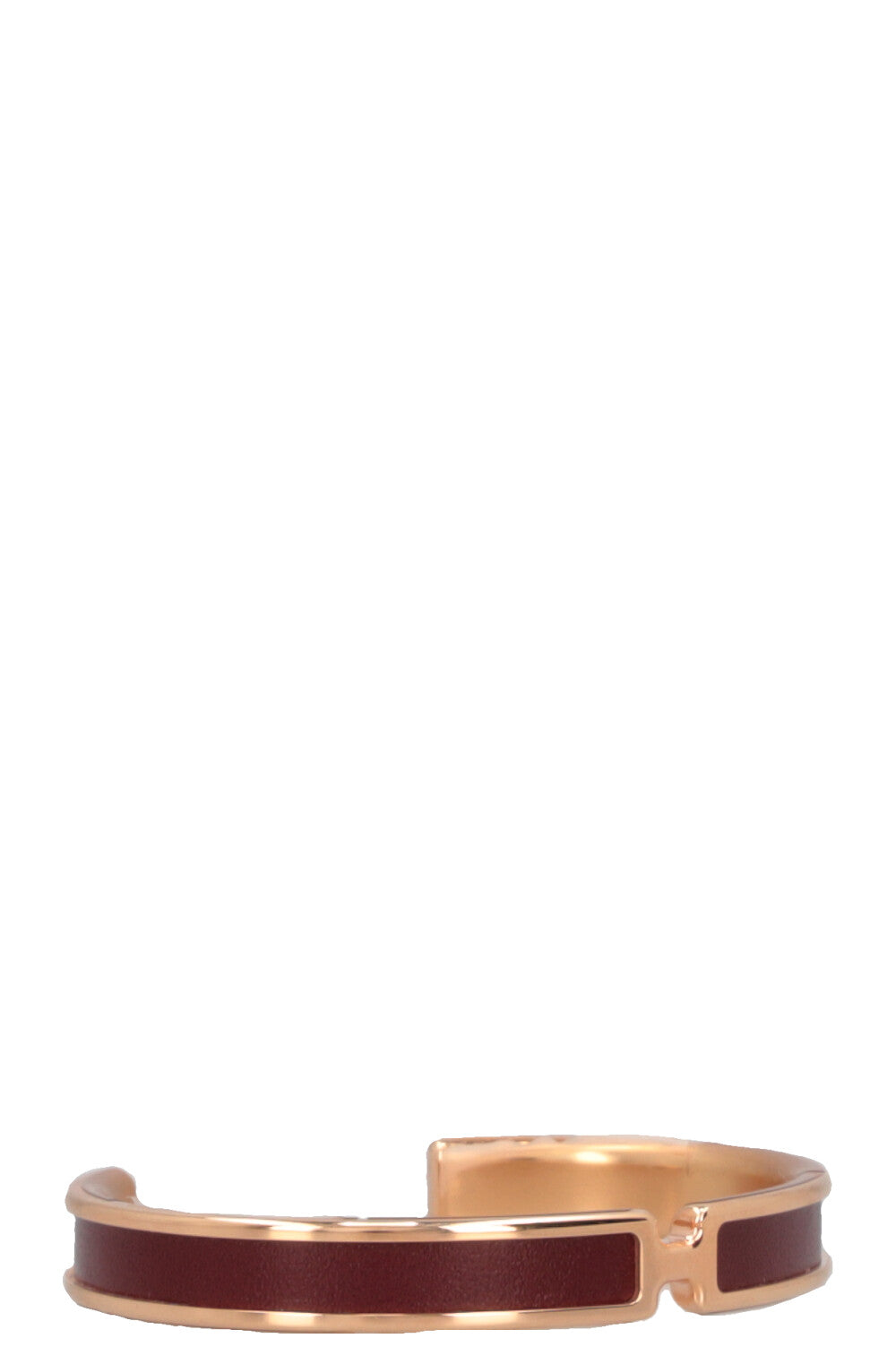 HERMÈS Olympe Cuff Rose Gold Red