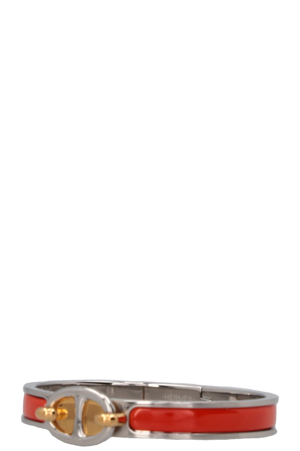 HERMÈS Mini Clic Chaîne D'Ancre Bracelet Orange