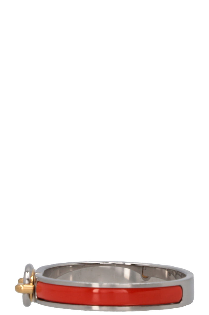 HERMÈS Mini Clic Chaîne D'Ancre Bracelet Orange