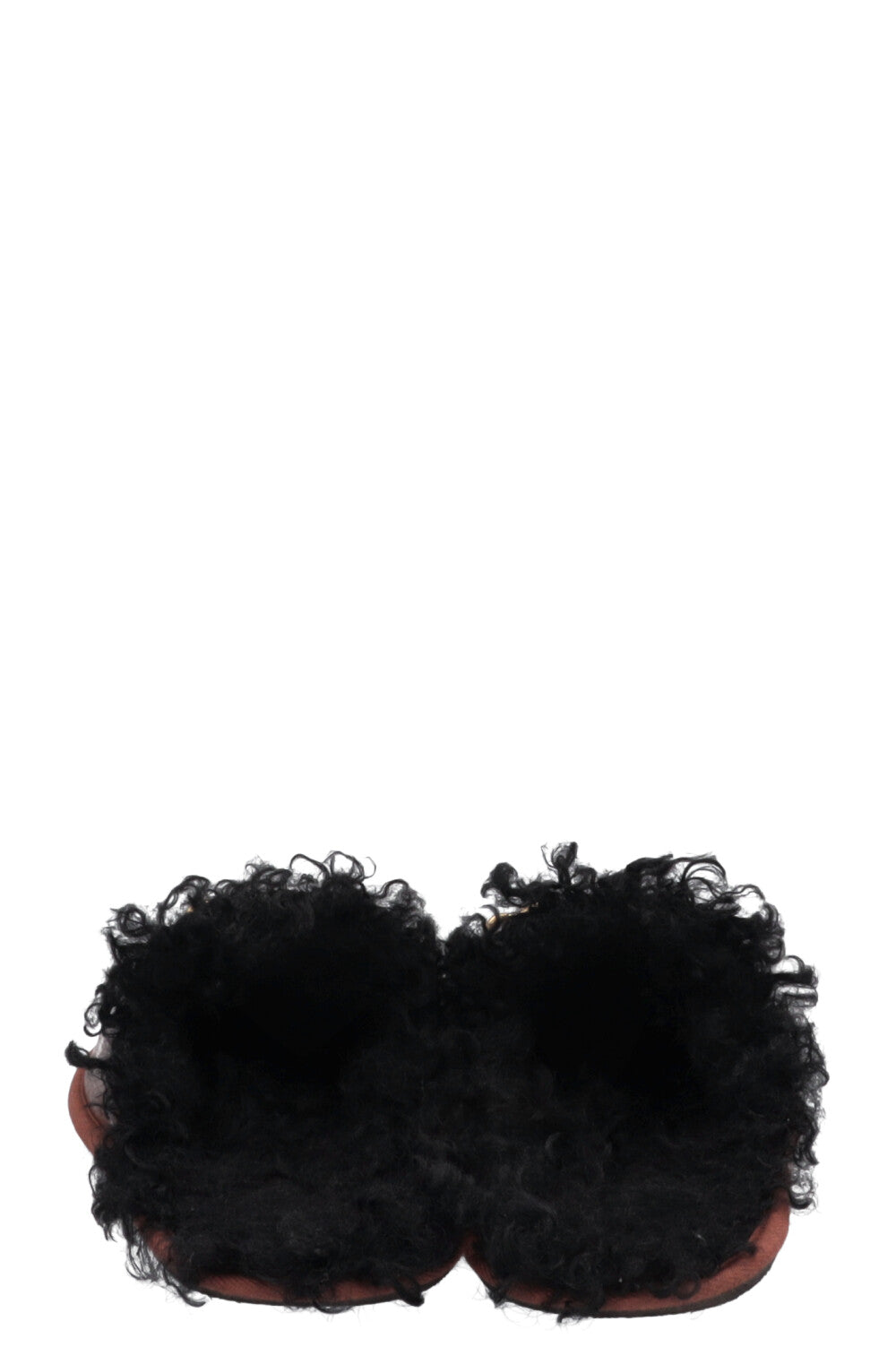 STELLA MCCARTNEY Ryder Fur Slippers Brown