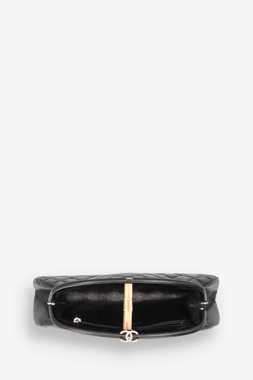 Chanel Clutch Schwarz Gr 30