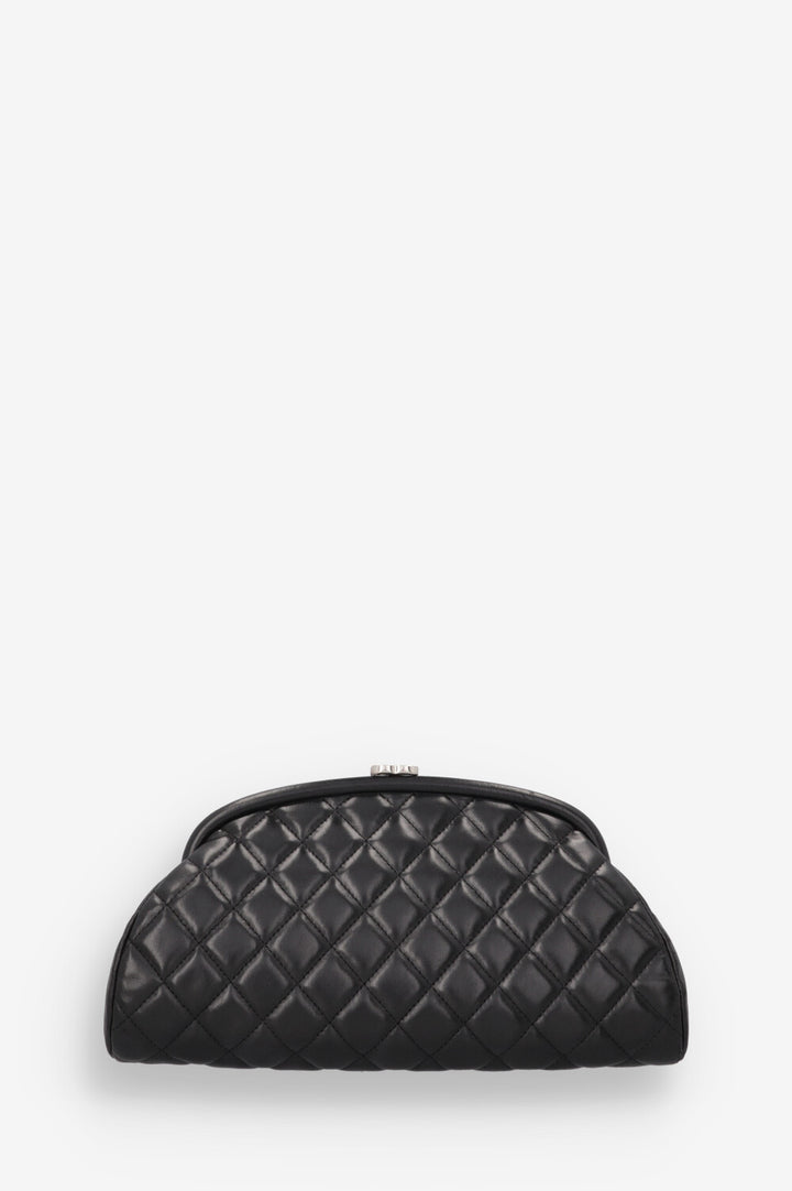 Chanel Clutch Schwarz Gr 30