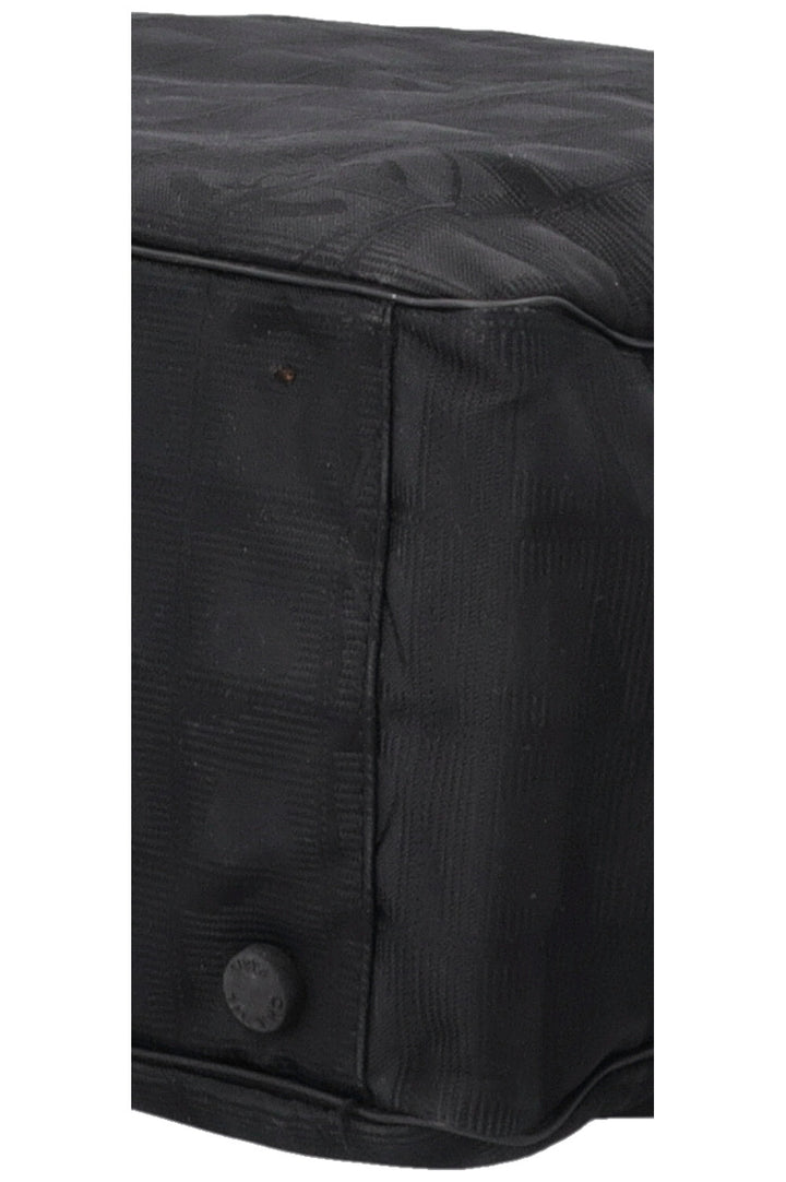 CHANEL New Travel Line Tote Bag Canvas Black