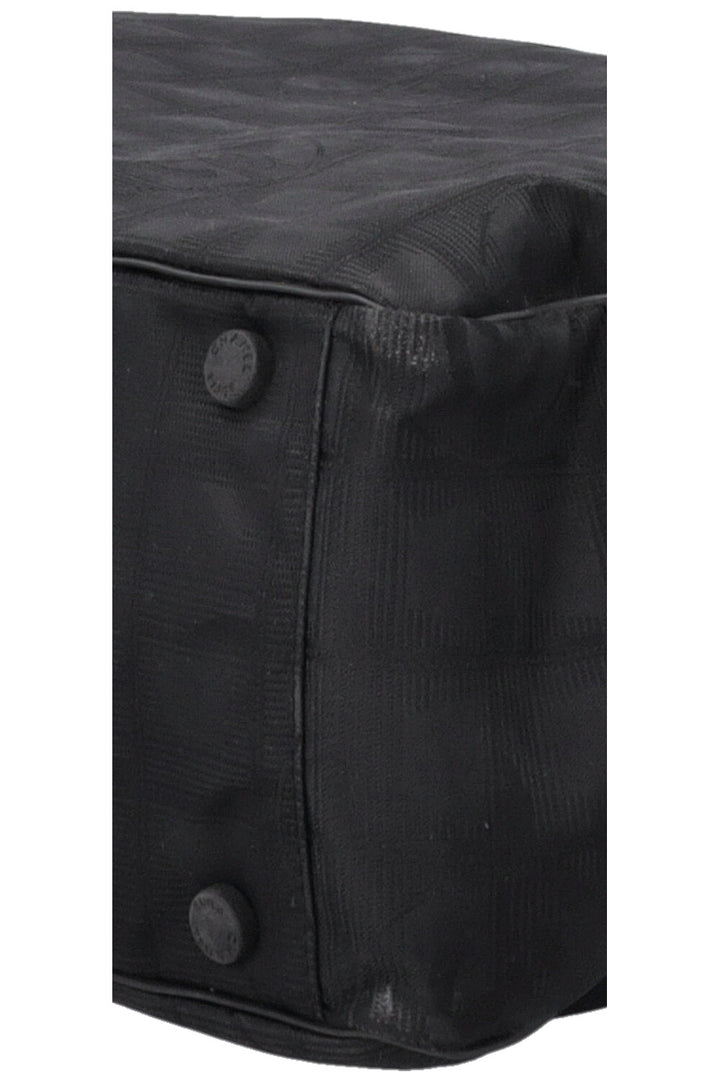 CHANEL New Travel Line Tote Bag Canvas Black