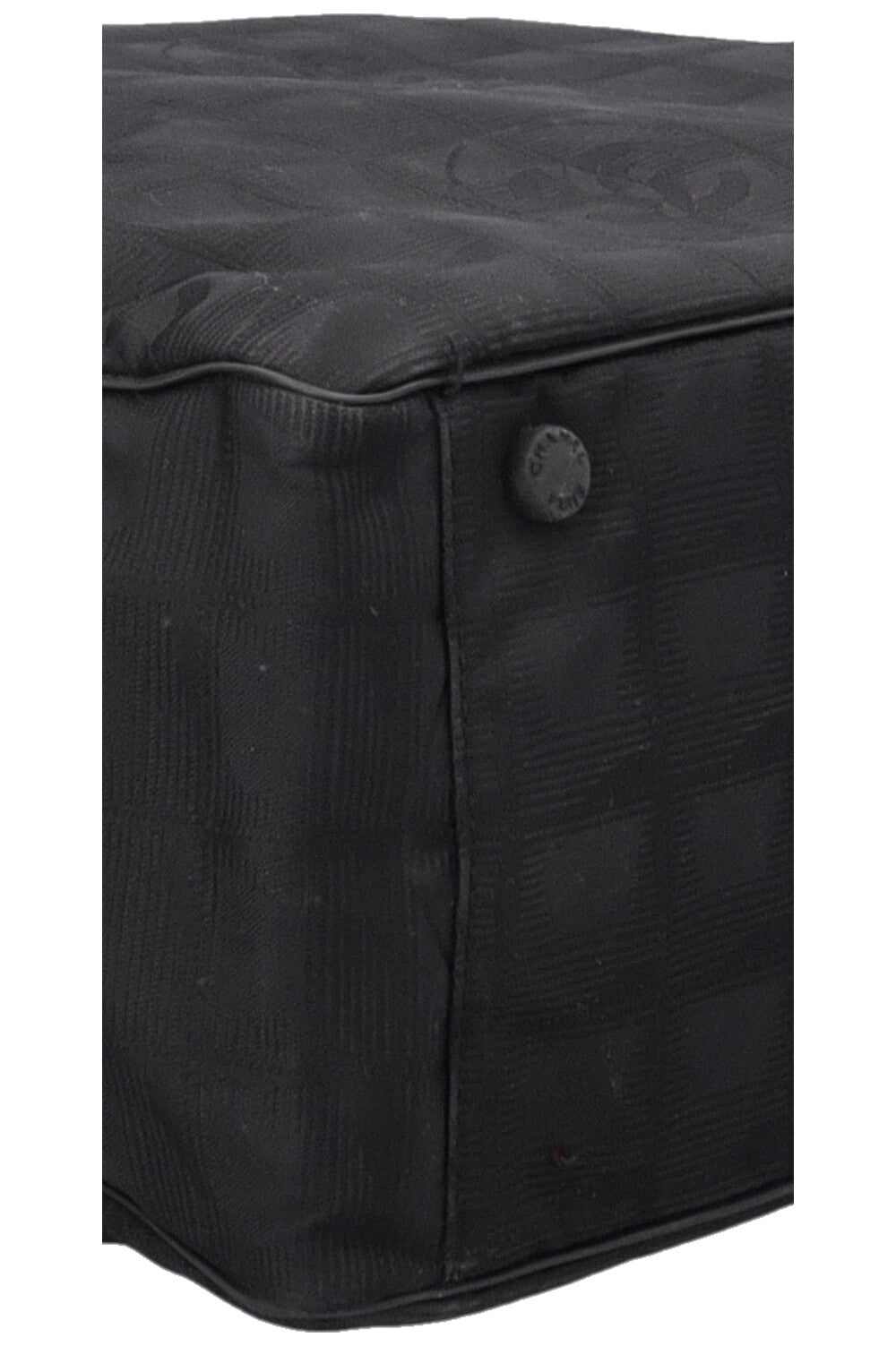 CHANEL New Travel Line Tote Bag Canvas Black