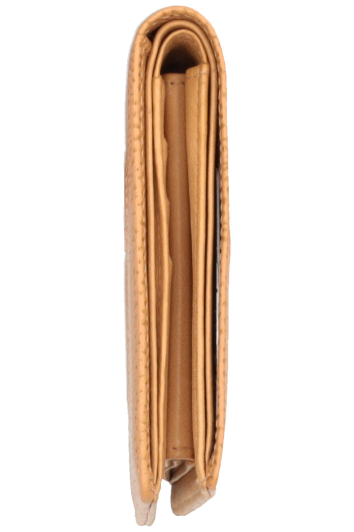 Portefeuille CHANEL CC Caviar Beige