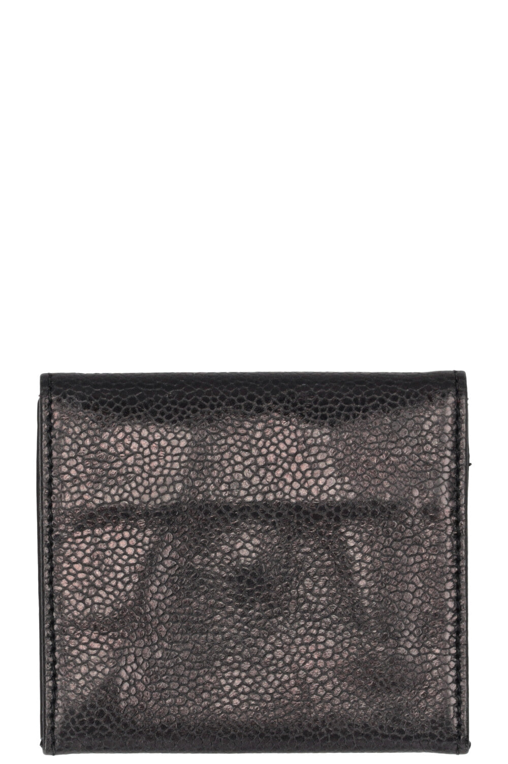 CHANEL Portefeuille Monnaie Caviar Noir