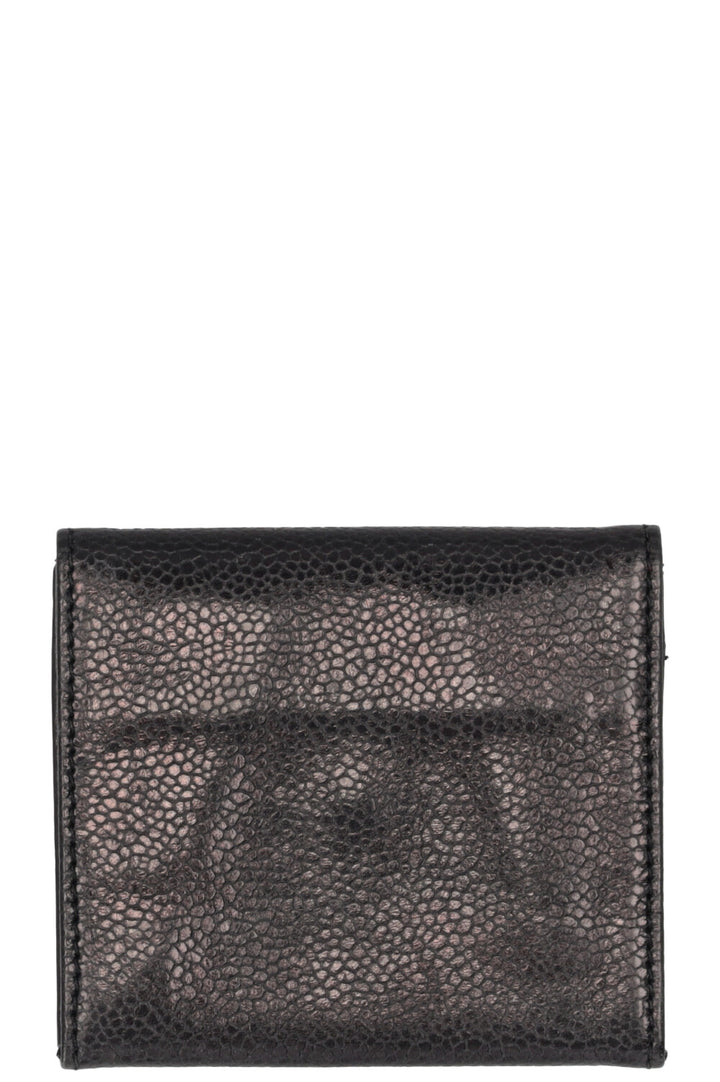 CHANEL Portefeuille Monnaie Caviar Noir