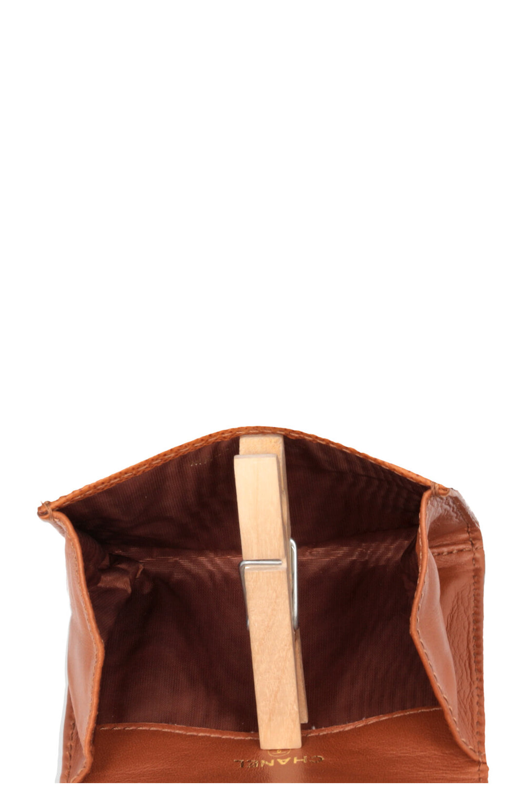 Portefeuille Chanel CC Lock Marron