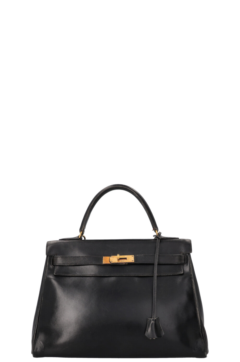 HERMÈS Vintage Kelly 32 Box Black
