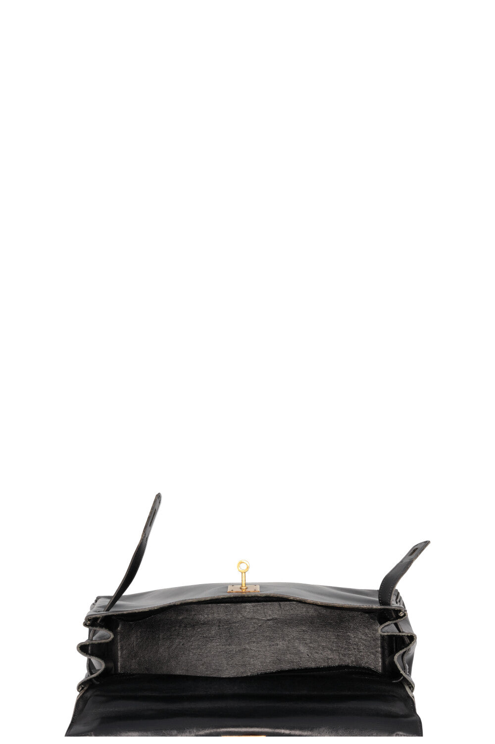 HERMÈS Vintage Kelly 32 Box Black