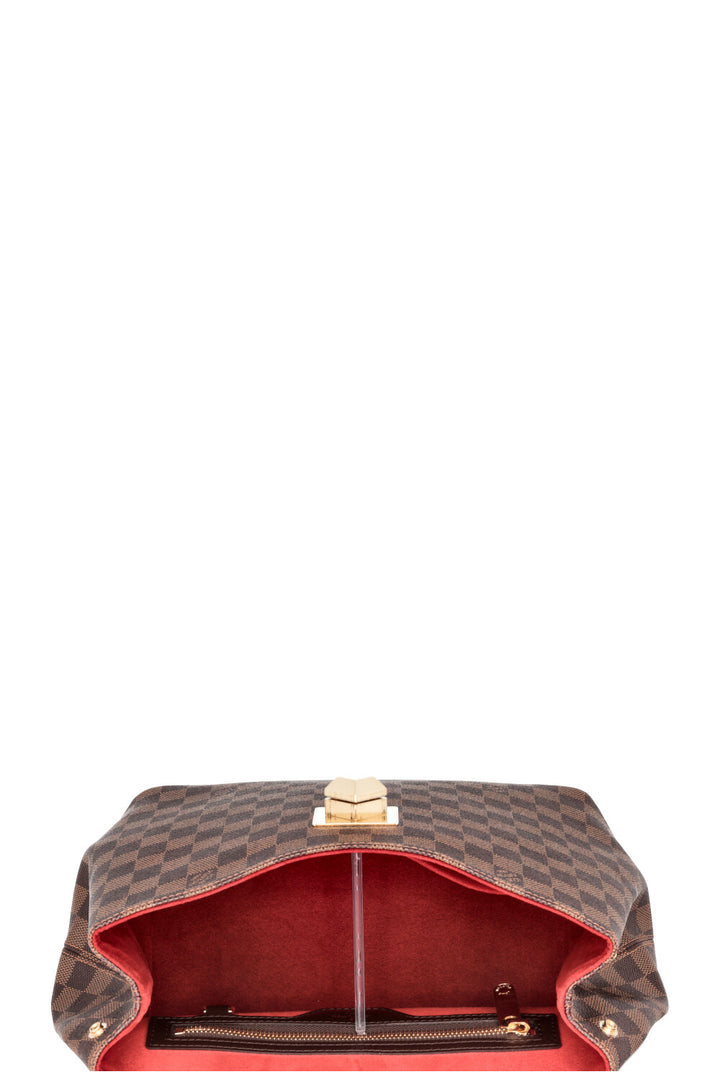 LOUIS VUITTON Bergamo PM Sac Damier Ebène