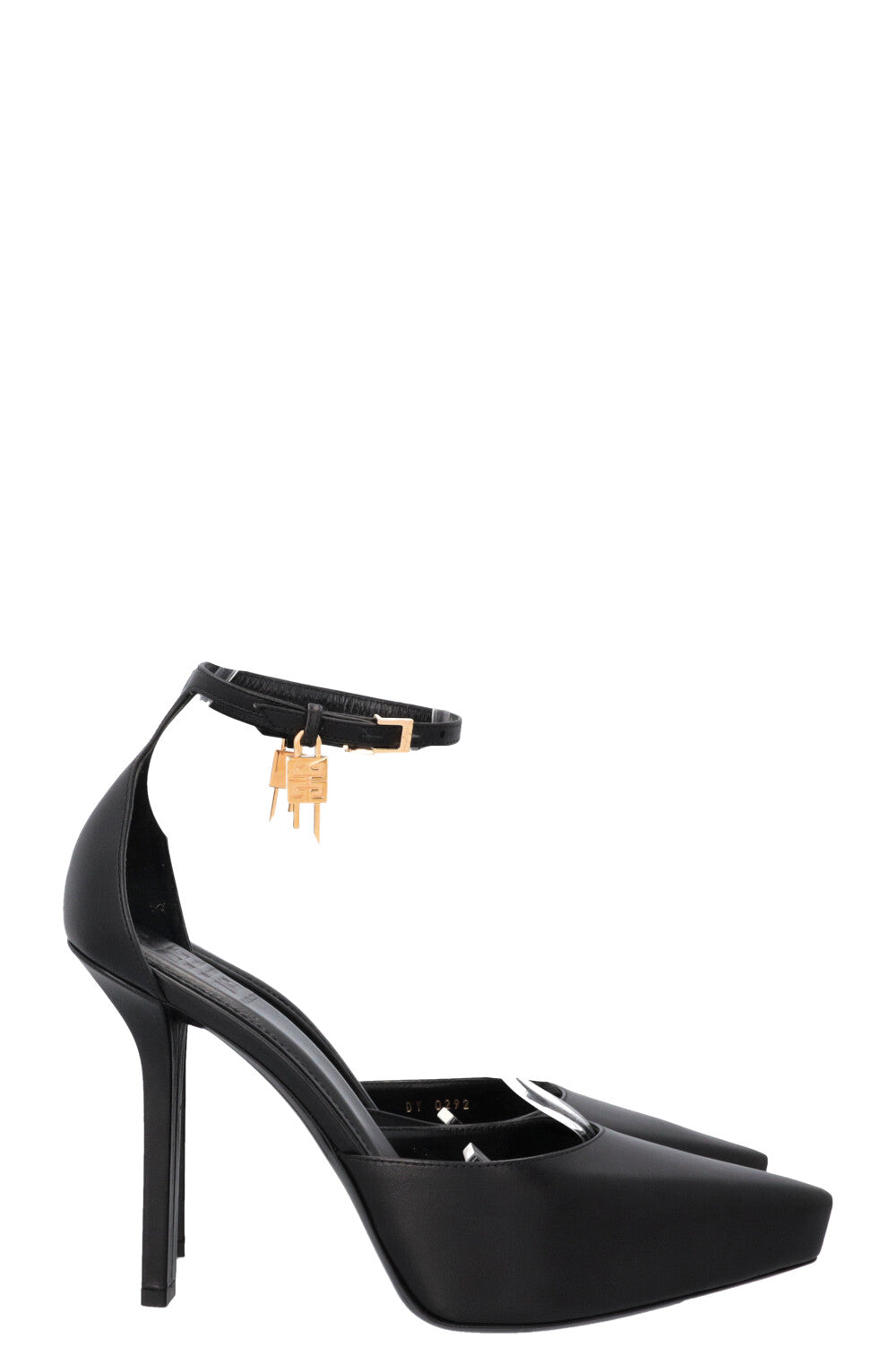 Escarpins à plateforme Givenchy G Lock en cuir noir