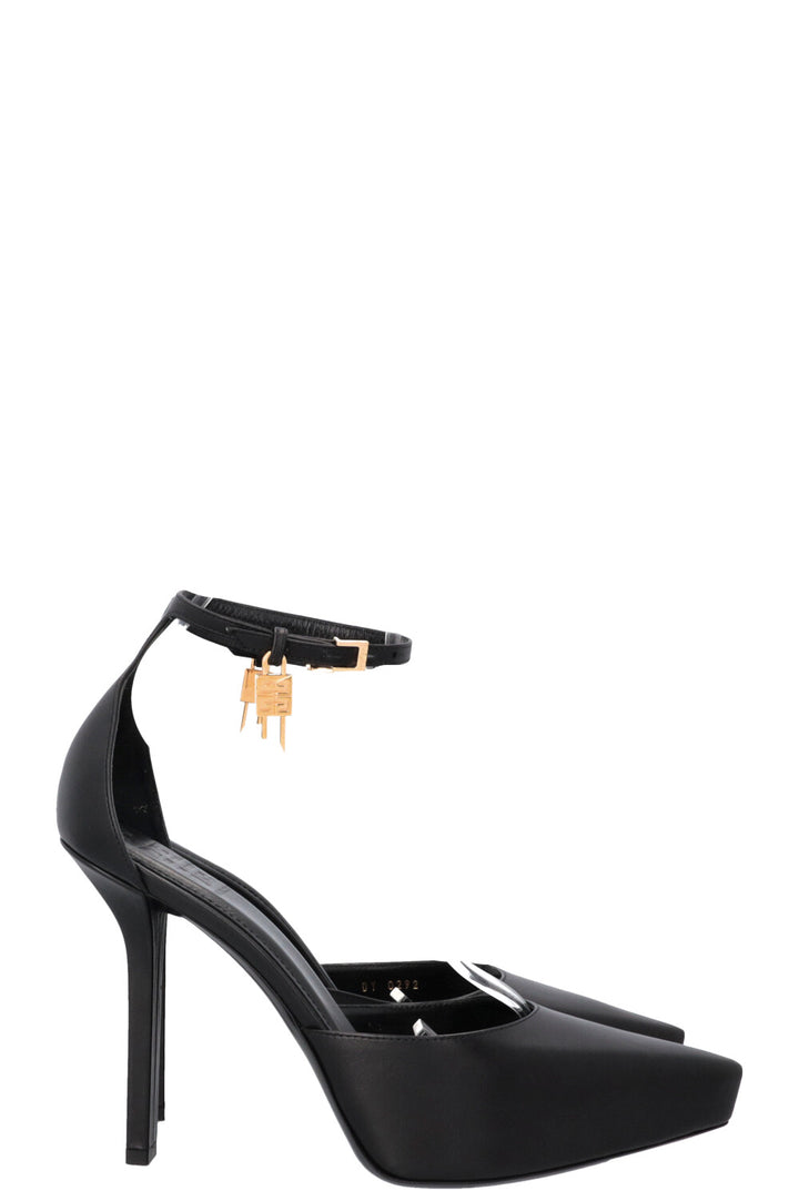 Escarpins à plateforme Givenchy G Lock en cuir noir