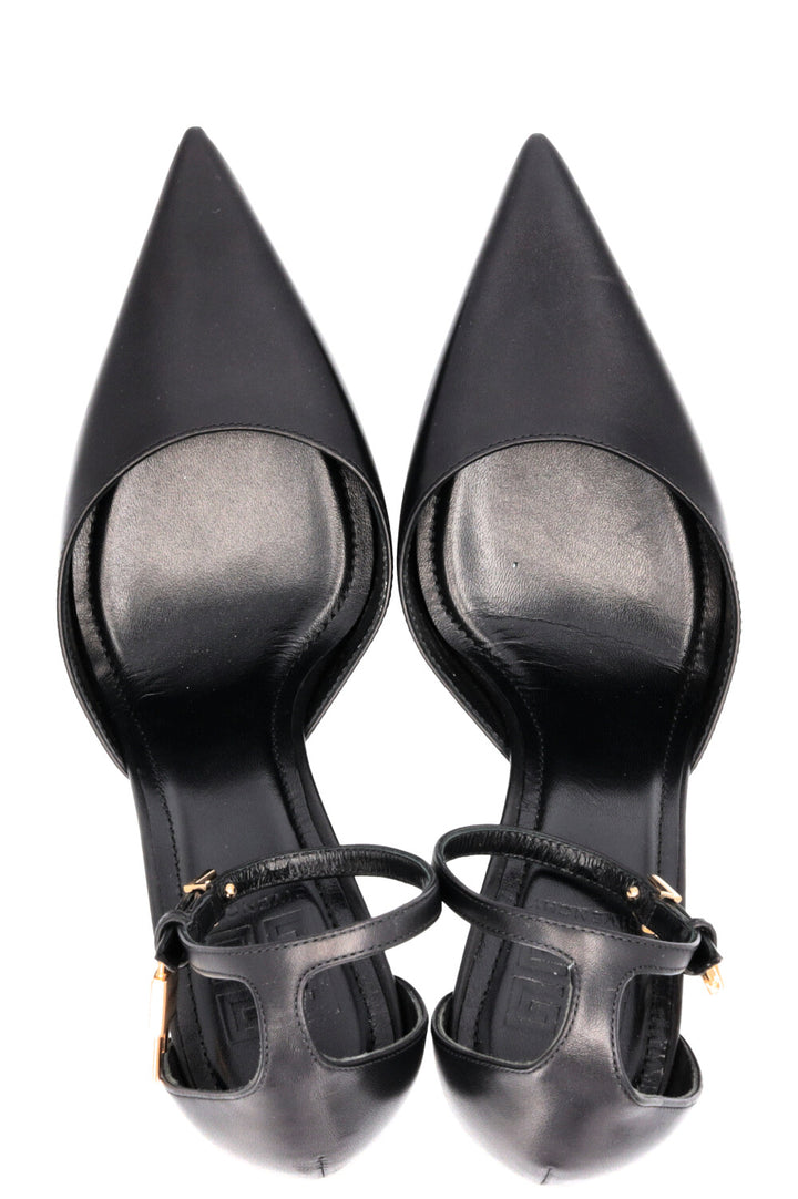 Escarpins à plateforme Givenchy G Lock en cuir noir