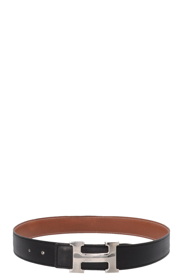 HERMÈS Constance H Belt Noir Or