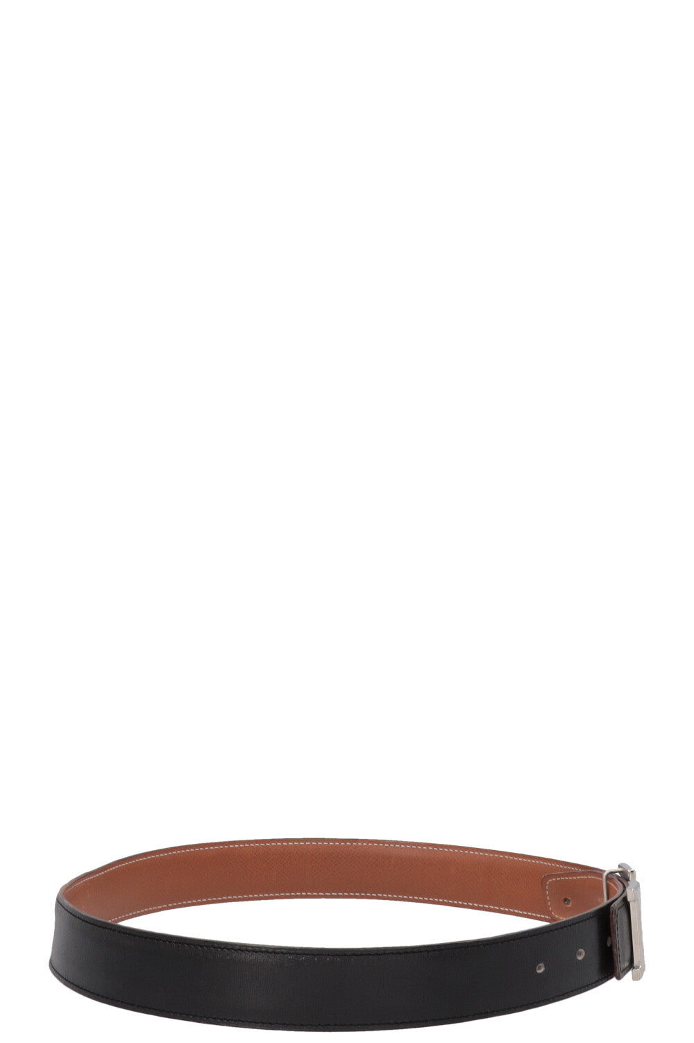 HERMÈS Constance H Belt Noir Gold