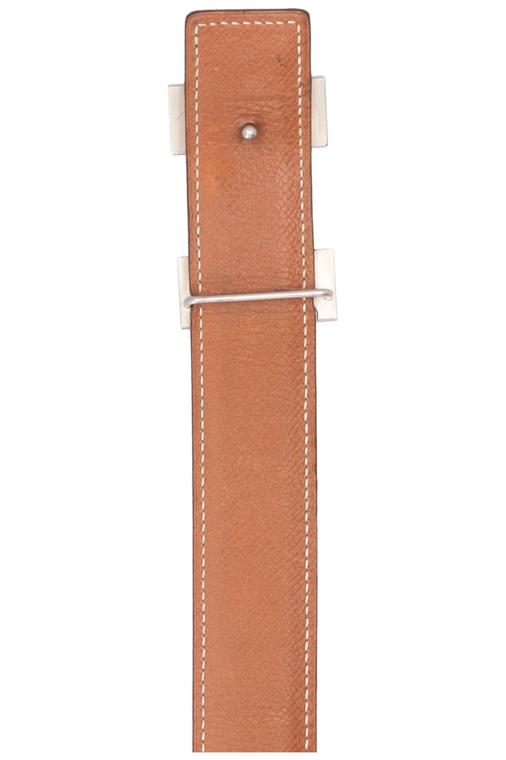HERMÈS Constance H Belt Noir Gold