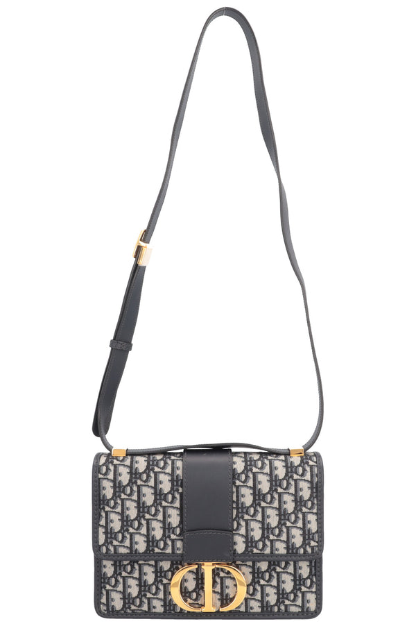 CHRISTIAN DIOR 30 Montaigne Oblique Blue