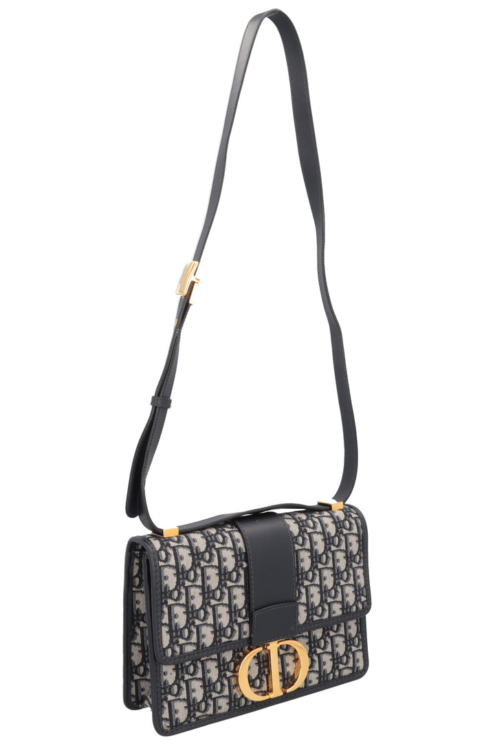 CHRISTIAN DIOR 30 Montaigne Oblique Blue