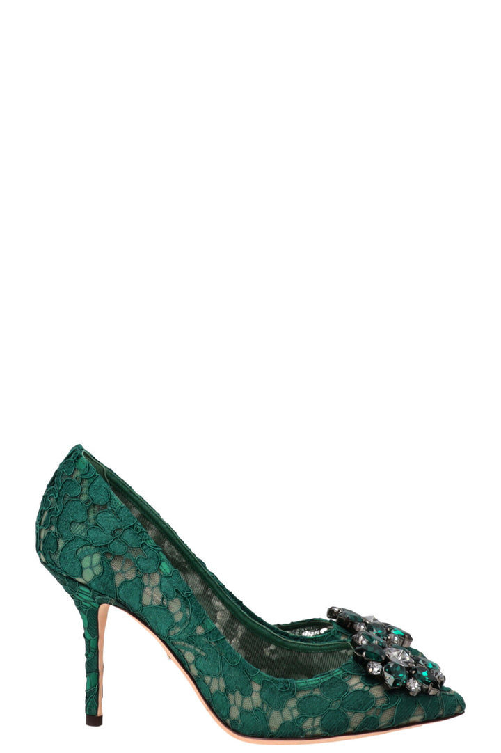 DOLCE&GABBANA Bellucci Escarpins 100 Émeraude