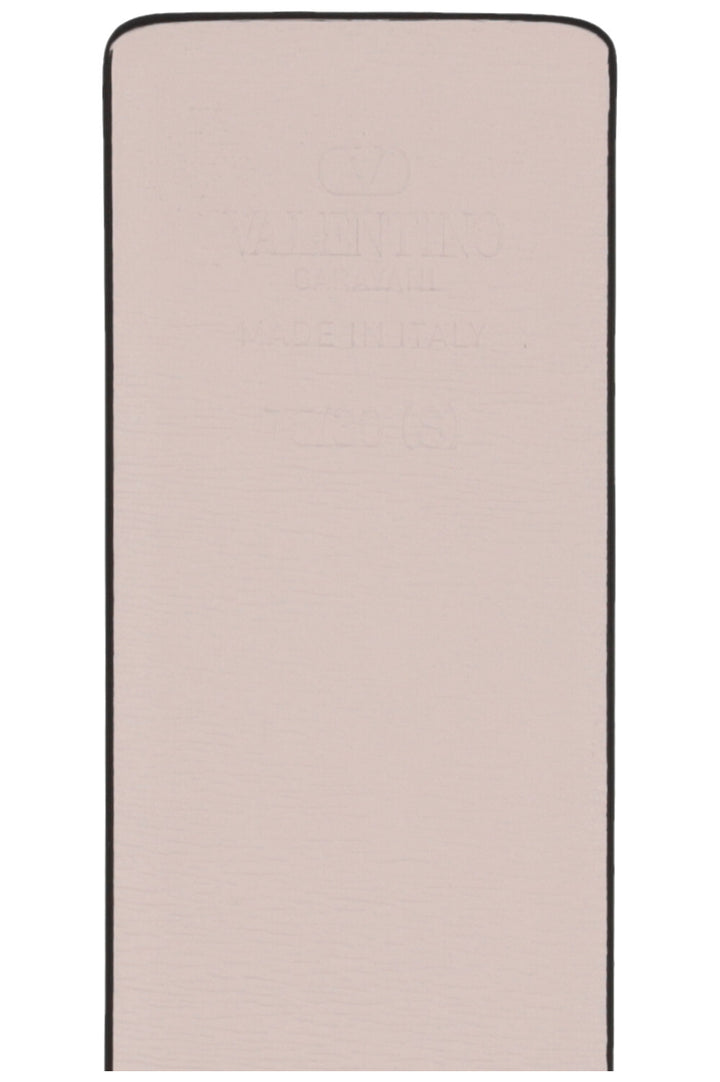 VALENTINO Ceinture réversible V-Logo marron rose