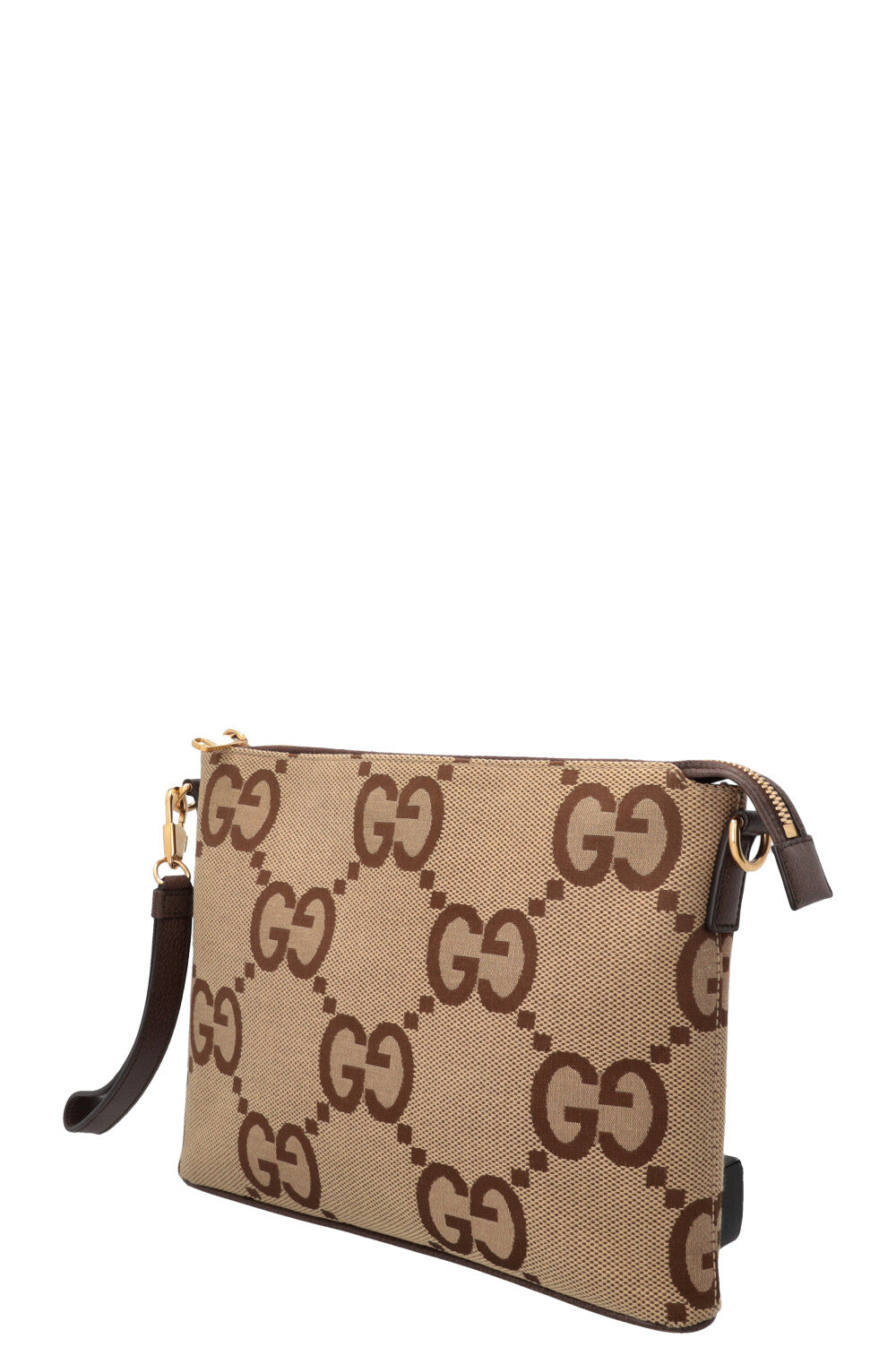 GUCCI Jumbo GG Messenger Bag Brown