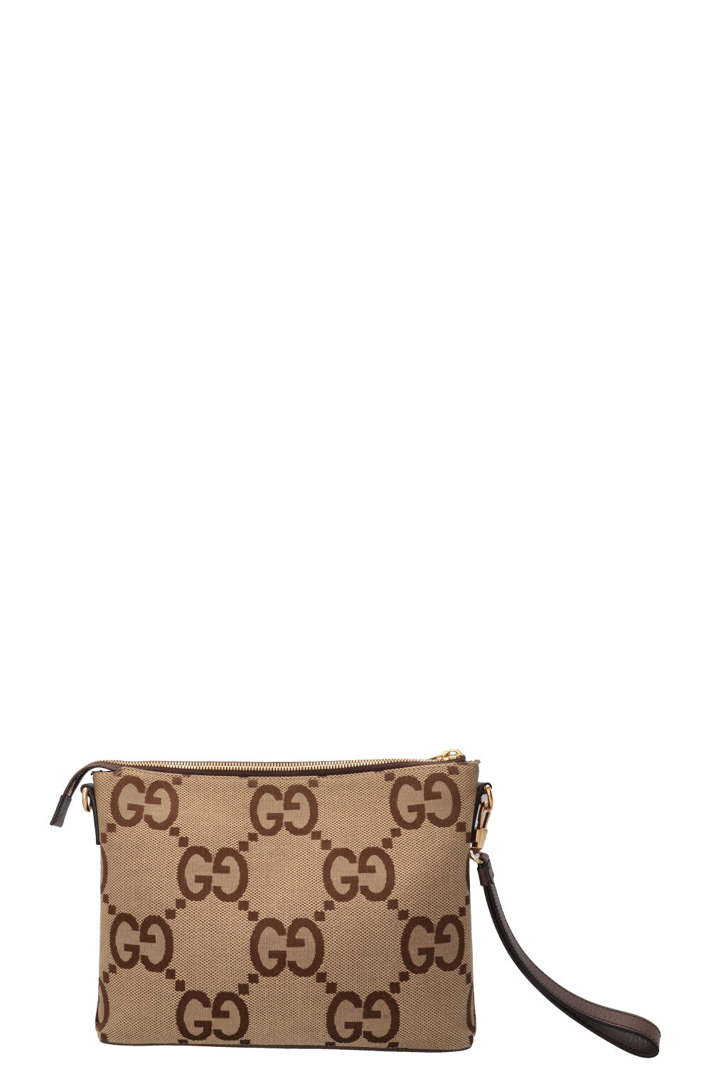 GUCCI Jumbo GG Messenger Bag Brown