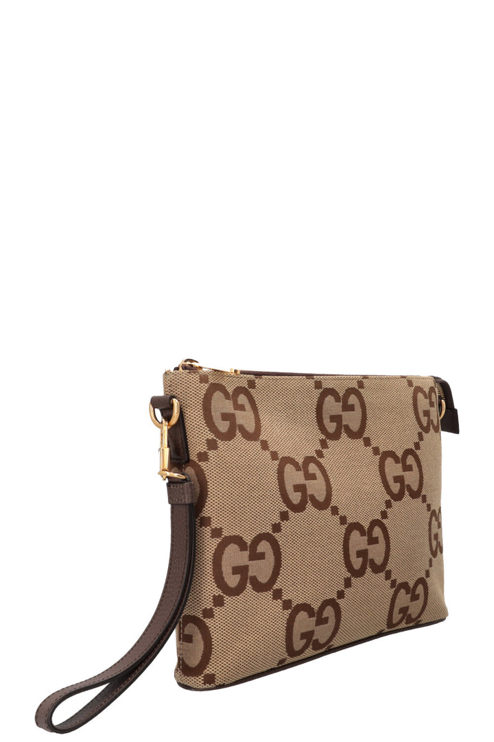 GUCCI Jumbo GG Messenger Bag Brown