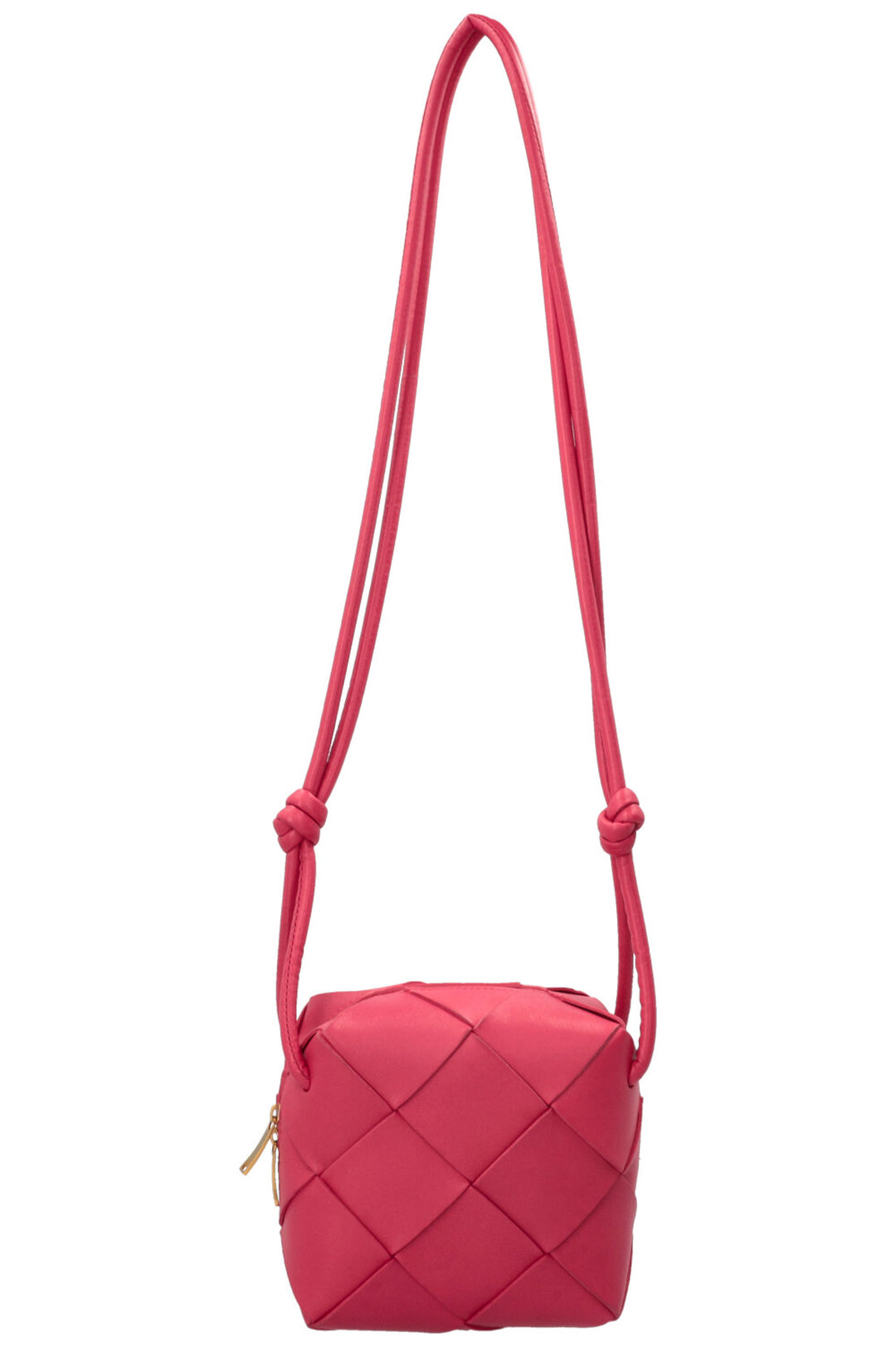 BOTTEGA VENETA Cassette Camera Bag Leather Pink