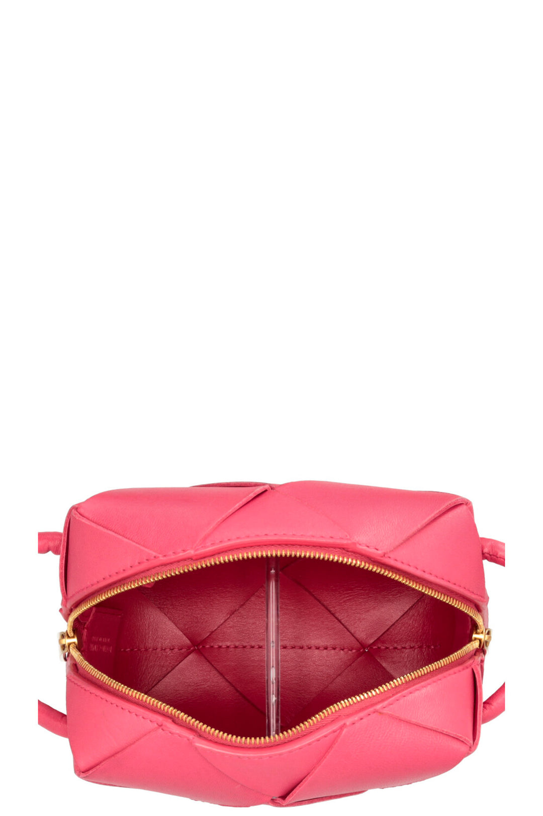 BOTTEGA VENETA Cassette Camera Bag Leather Pink