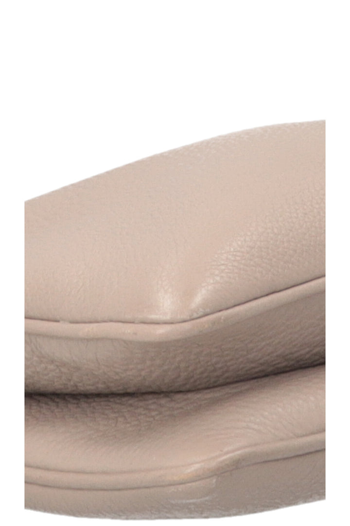 PRADA Daino Crossbody Bag Leather Grey