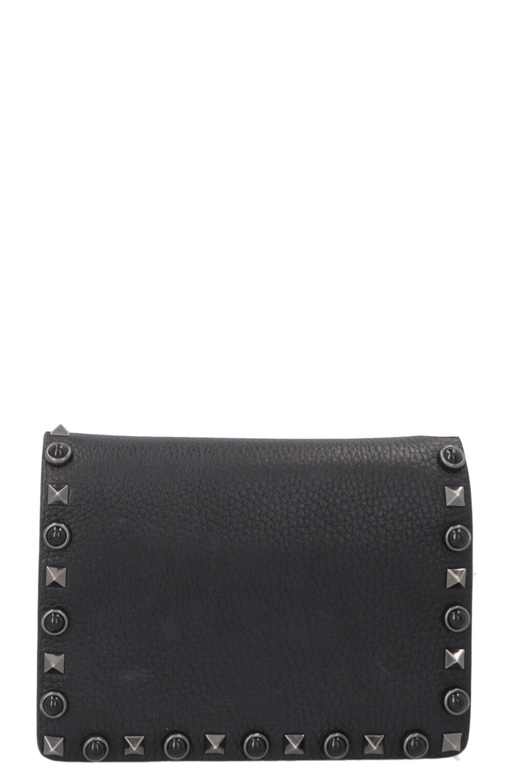 VALENTINO Rolling Rockstud Bag Leather Black