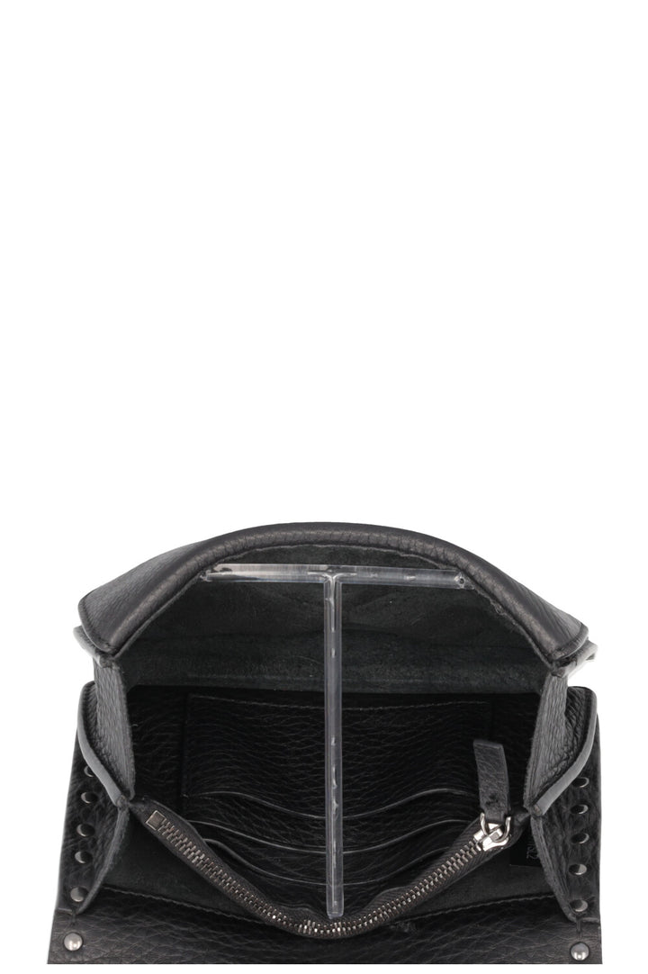 VALENTINO Rolling Rockstud Bag Leather Black
