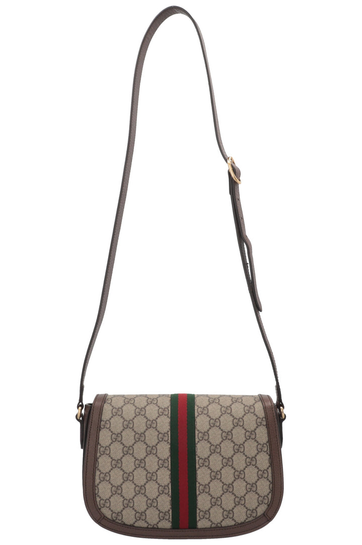 GUCCI GG Ophidia Crossbody Bag Supreme Canvas Brown