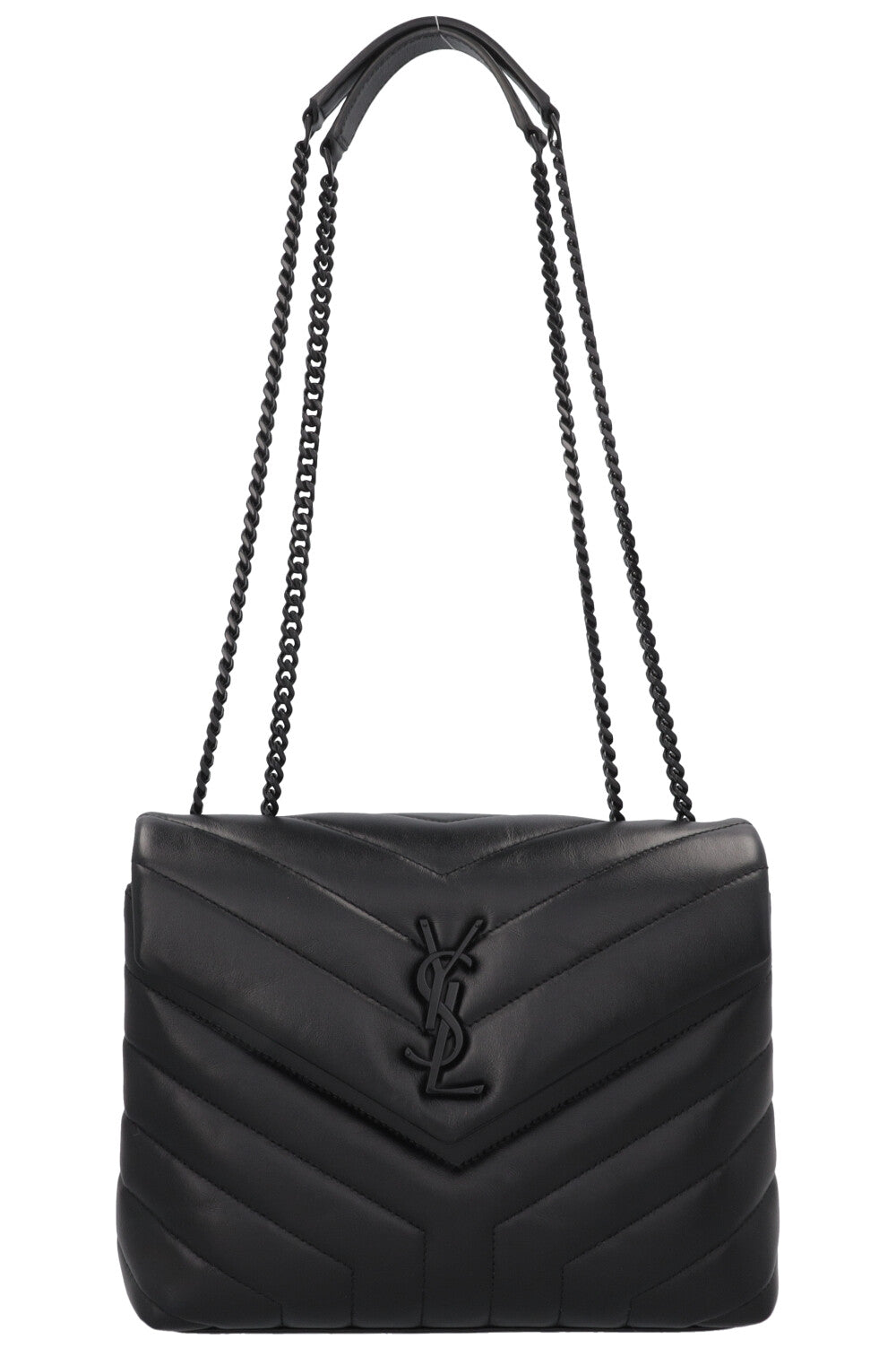 SAINT LAURENT Sac LouLou Petit Cuir Tout Noir