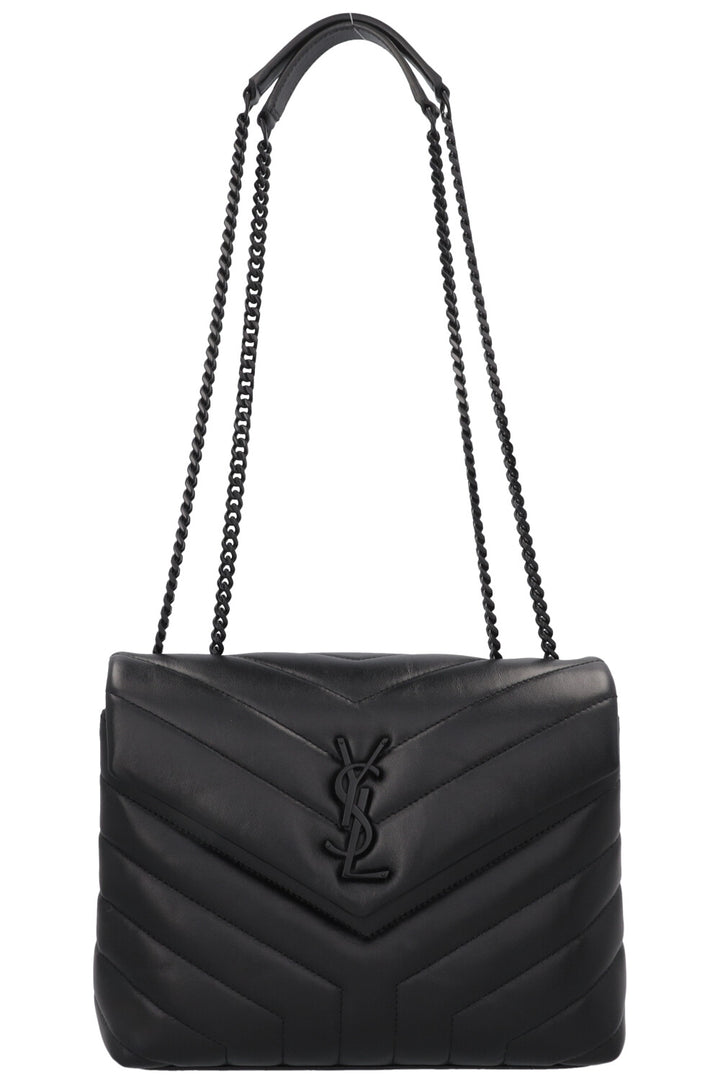 SAINT LAURENT Sac LouLou Petit Cuir Tout Noir