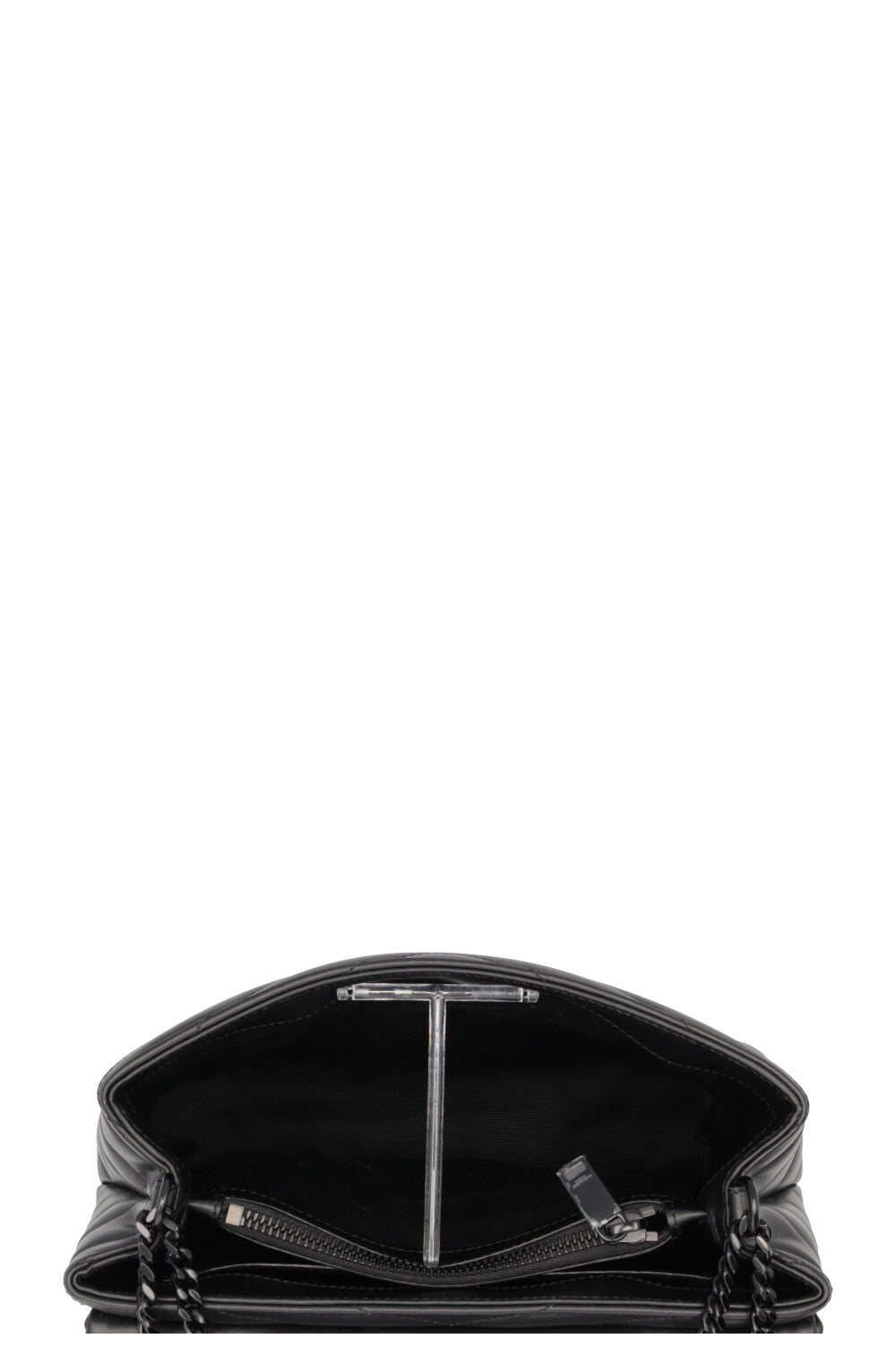 SAINT LAURENT Sac LouLou Petit Cuir Tout Noir