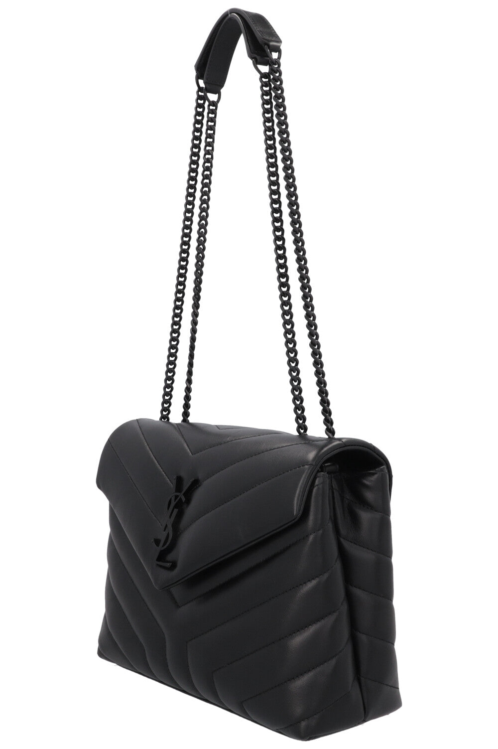SAINT LAURENT Sac LouLou Petit Cuir Tout Noir