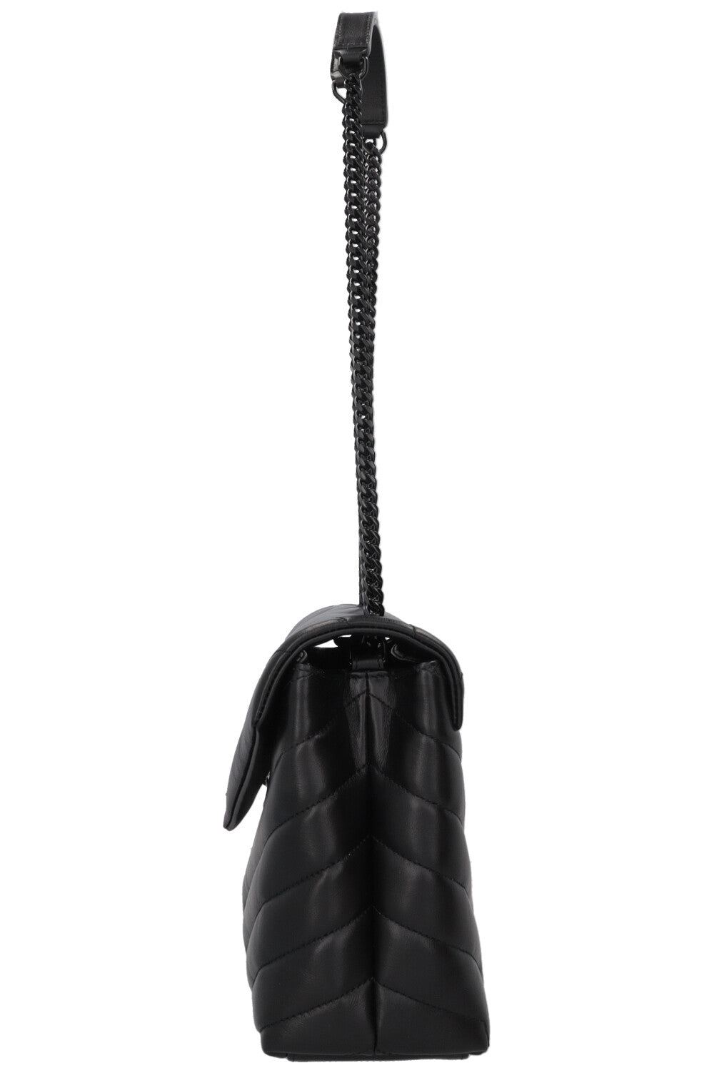 SAINT LAURENT Sac LouLou Petit Cuir Tout Noir
