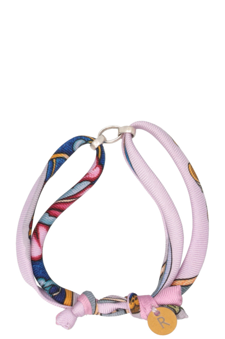 UNFOLD Hermès Silk Bracelet Silver