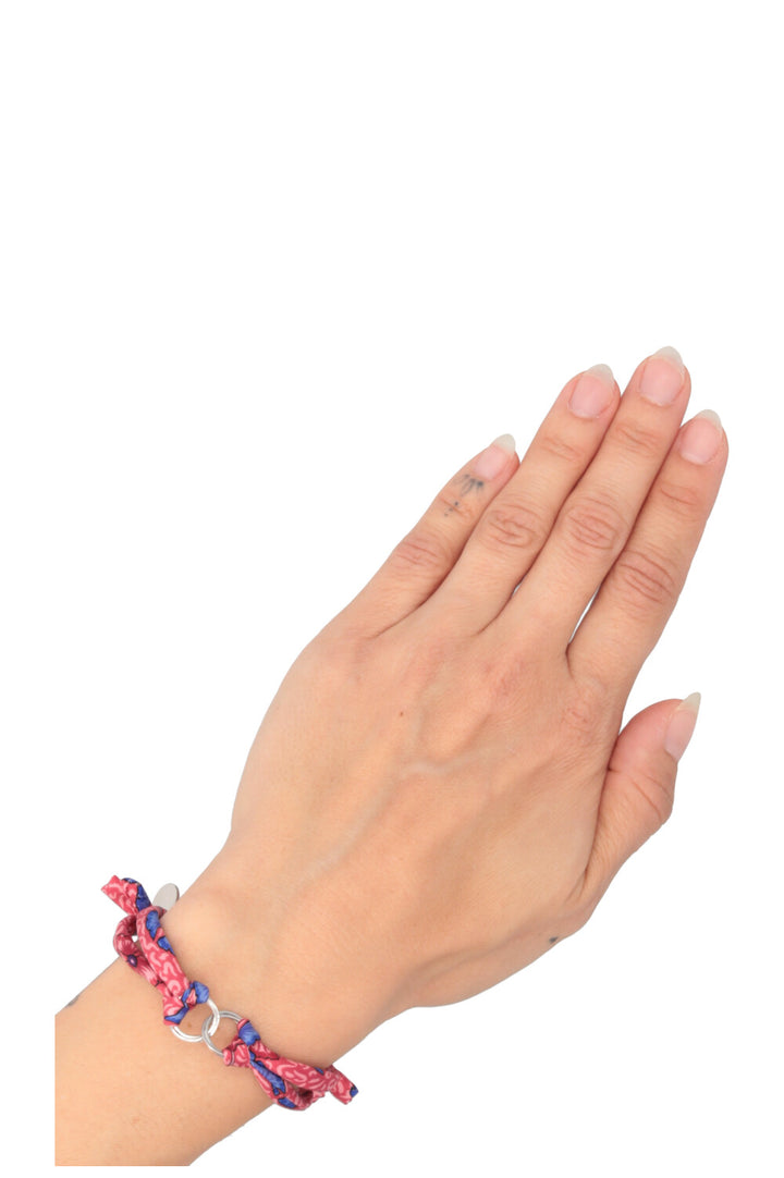 UNFOLD Hermès Silk Bracelet Silver