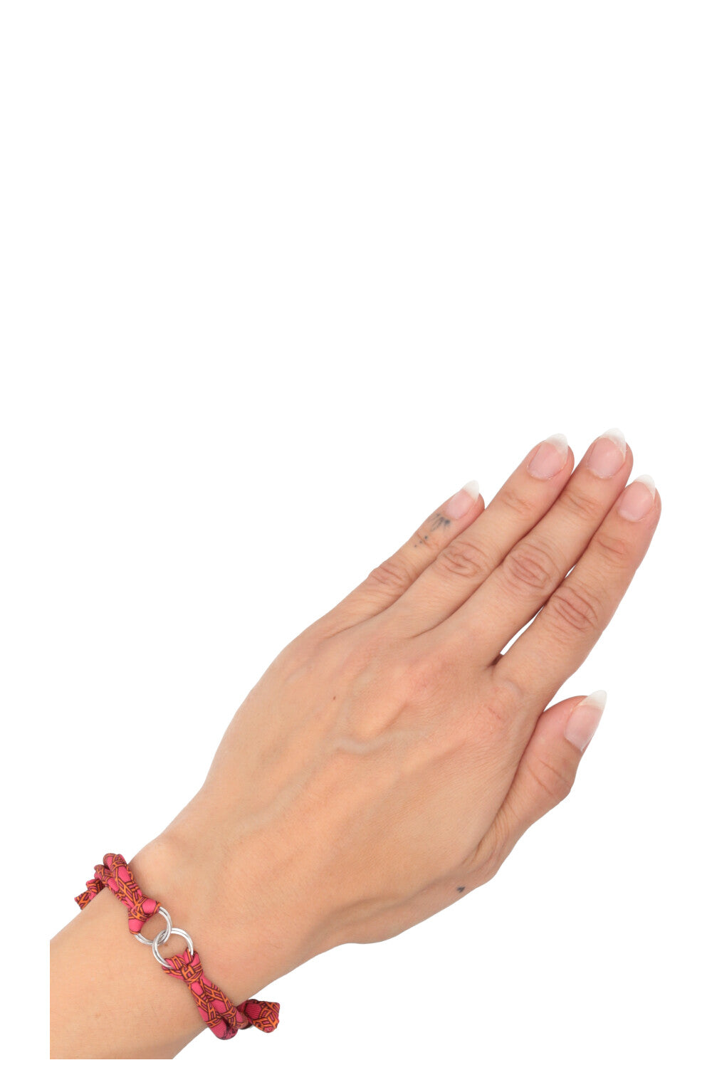 UNFOLD Hermès Silk Bracelet Silver