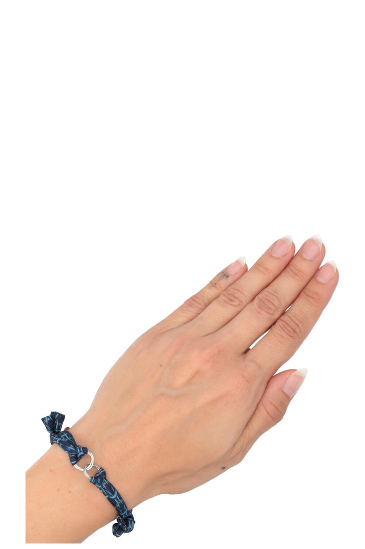 UNFOLD Hermès Silk Bracelet Silver
