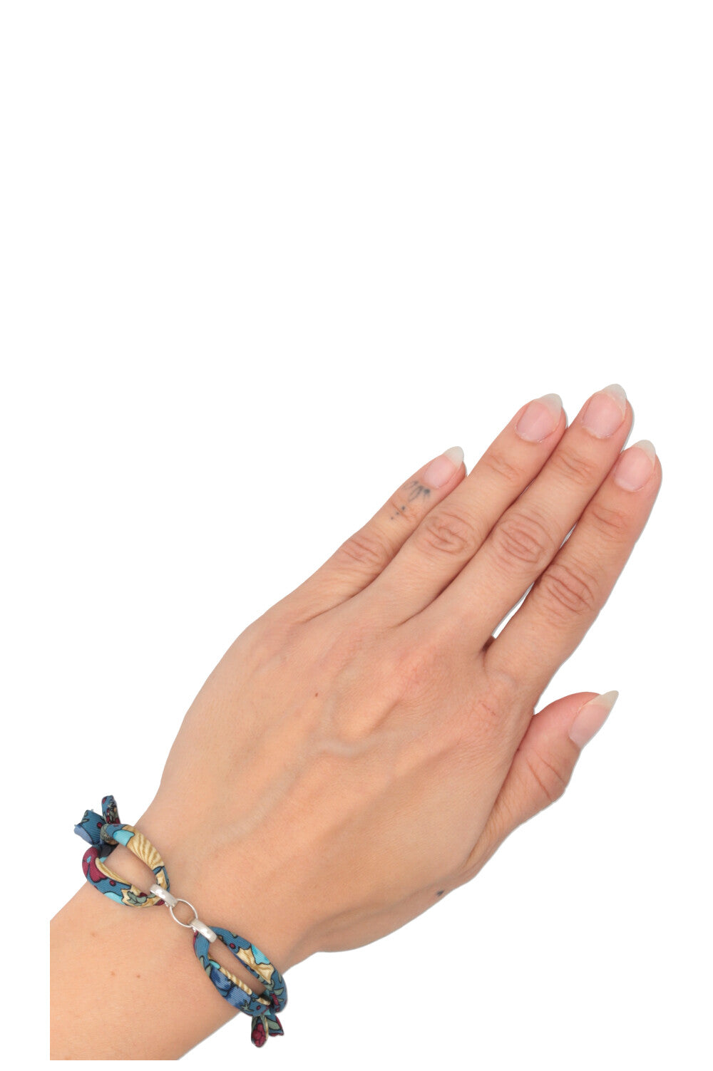 UNFOLD Hermès Silk Bracelet Silver