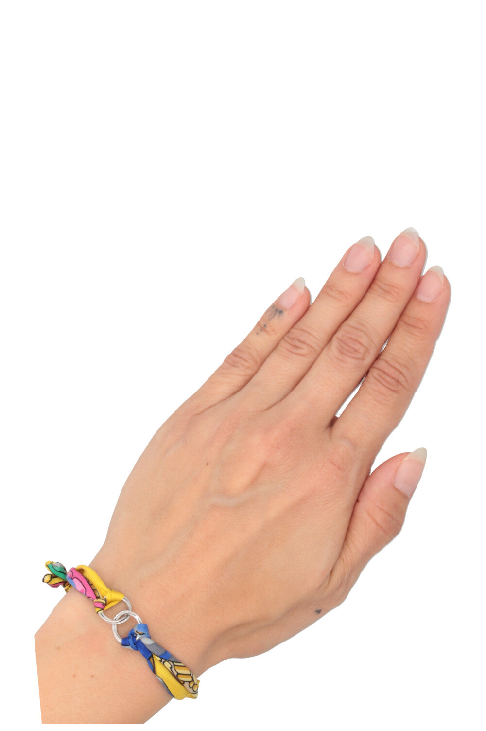 UNFOLD Hermès Silk Bracelet Silver